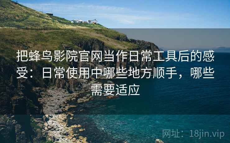 把蜂鸟影院官网当作日常工具后的感受：日常使用中哪些地方顺手，哪些需要适应