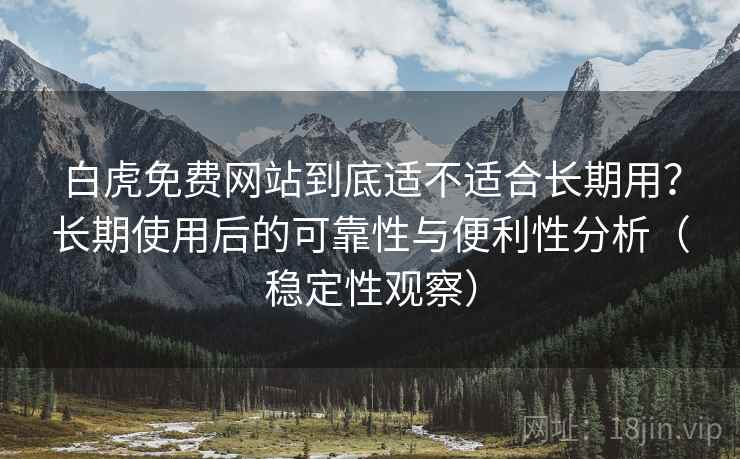 白虎免费网站到底适不适合长期用？长期使用后的可靠性与便利性分析（稳定性观察）