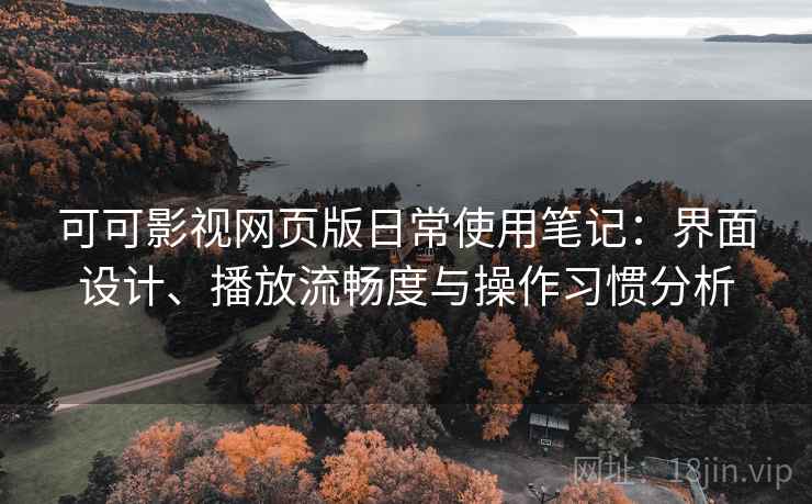 可可影视网页版日常使用笔记：界面设计、播放流畅度与操作习惯分析
