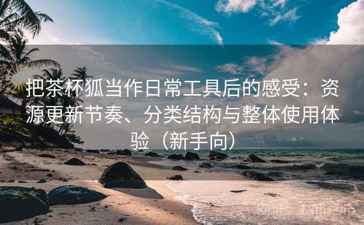 把茶杯狐当作日常工具后的感受:资源更新节奏、分类结构与整体使用体验(新手向) 把茶杯狐当作日常工具后的感受:资源更新节奏、分类结构与整体使用体验(新手向)